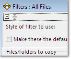 Filters Window: click to enlarge