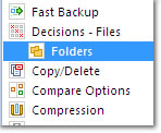 Profile Setup: Decisions - Folders: click to enlarge