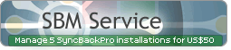 Find out more about the SyncBack Management Service