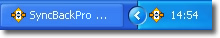 SyncBackSE icon when a profile is not running