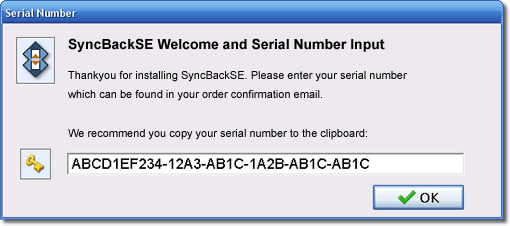 Evaluation screen with OK button highlighted