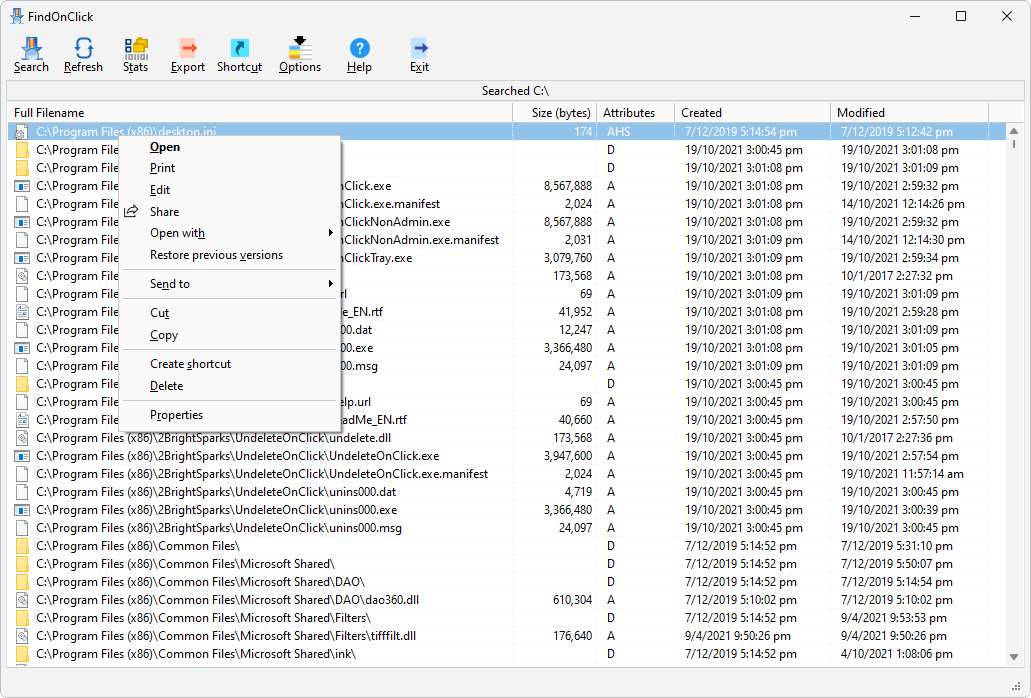 FOC_main_Windows_Explorer_context_menu