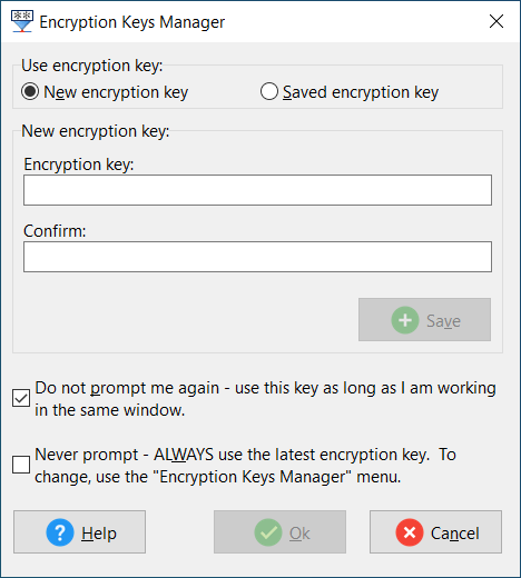 teamspeak encryption backup key