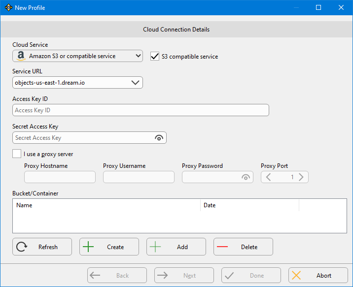 Configure Profile