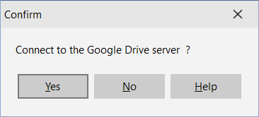 Change the backup path on Google Drive