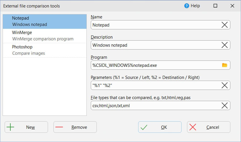 external-file-comparison